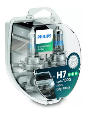 Philips H7 - 12V - 55W - PX26d- X-tremeVision Pro150 - set