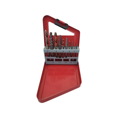 Boutuitdraaiset 5 HSS boren en 5 linkse tappen