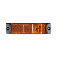 Markeringslicht LED 24 V oranje 500 mm kabel open einde