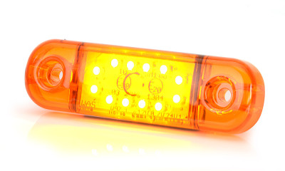 LED zijmarkering - Oranje - 12-24V