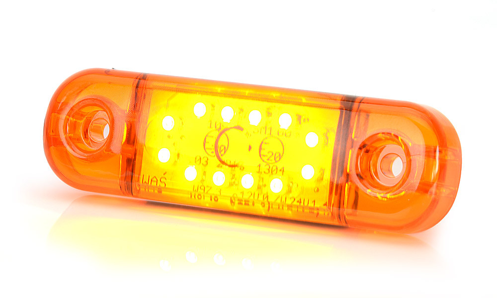 LED zijmarkering - Oranje - 12-24V
