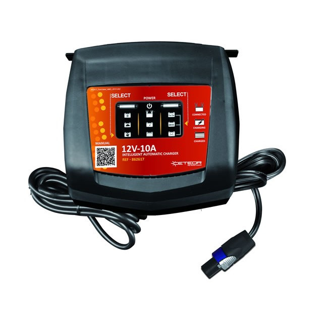 Booster Charger 12V 10A met laadkabel