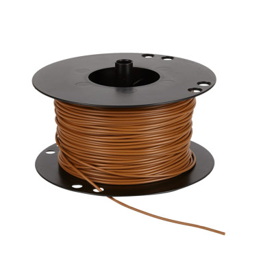 Draad 0.75mm² 100m bobijn bruin