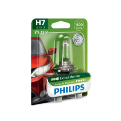 Philips H7 - 12V - 55W - Longlife EcoVision - blister