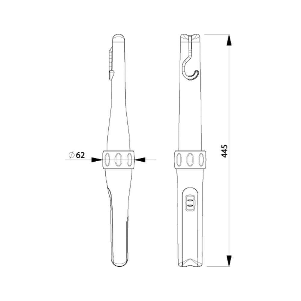 Looplamp AM8 FLUO PL 900lm 100-240V 10m kabel