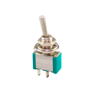 Schakelaar on - off mini metaal 6A 12V