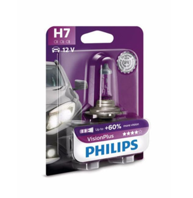 Philips H7 - 12V - 55W - VisionPlus - blister