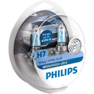 Philips H7/W5W - 12V - WhiteVision Ultra - set ***