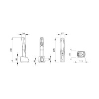 Looplamp LED 160lm oplaadbaar