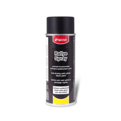 Rallye spray zwart satijn 400ml